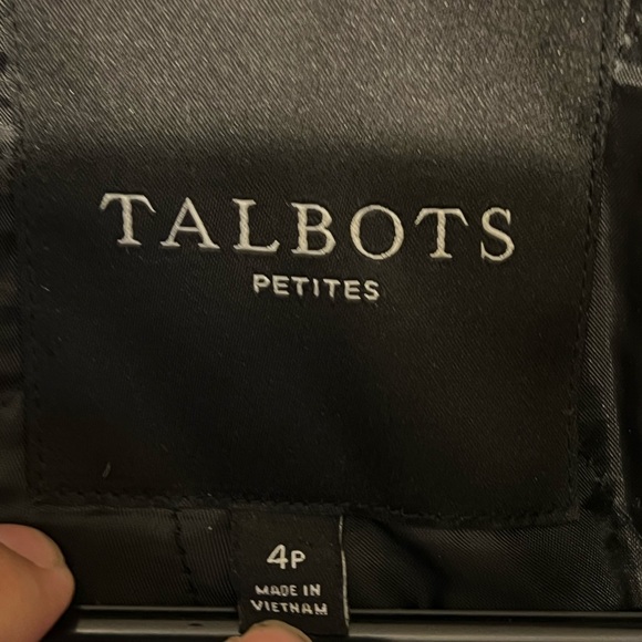 Talbots Petites Jacket color Black Size 4P - Picture 5 of 14